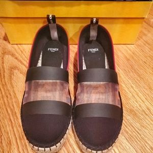 FENDI Colibri Logo Espadrilles